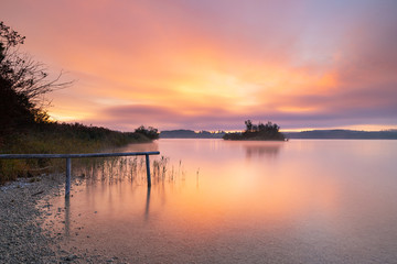 Sunrise at the Ammersee