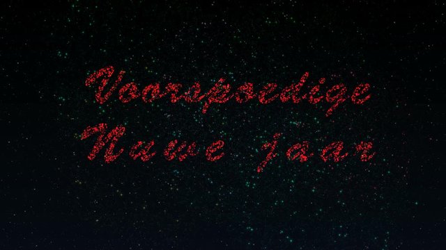 Buon anno in afrikaans.