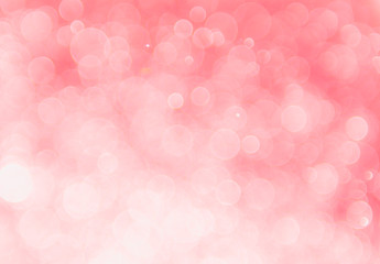 Abstract pastel pink background with bokeh, bokeh background, sparkle bokeh background