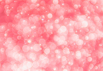 Abstract pastel pink background with bokeh, bokeh background, sparkle bokeh background