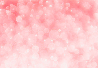 Abstract pastel pink background with bokeh, bokeh background, sparkle bokeh background