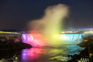 Niagara waterfalls at Night