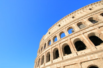 Fototapeta premium Colosseum historical building Rome Italy