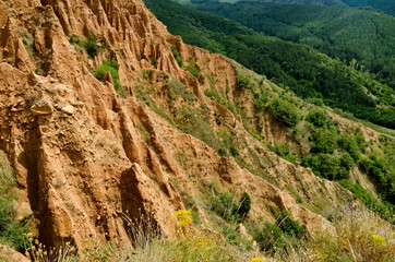 The sandstone pyramids of Stob, Rila mountain Bulgaria