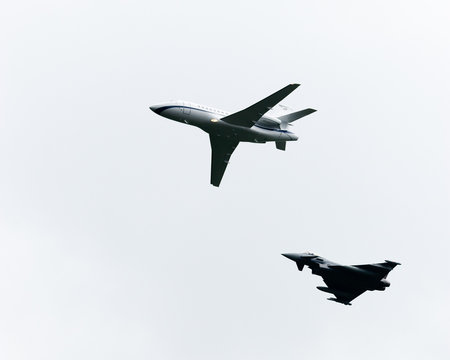 Abfangman&ouml;ver mit Eurofighter