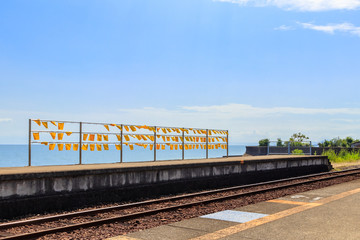 Fototapeta premium 大三東駅 長崎県島原市