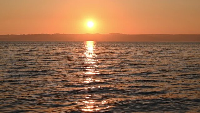 Tramonto sul lago di Bracciano