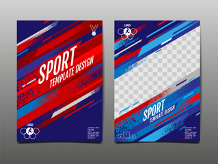 sport template Design, Abstract Background, Dynamic Poster, Brush Speed Banner, grunge ,Vector Illustration. © momo design