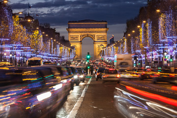 Fototapeta na wymiar Champs-Elysees