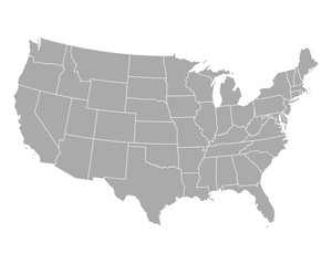 Obraz na płótnie Canvas Karte der USA