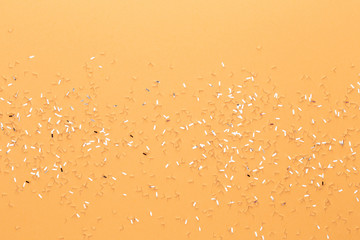 Creative layout made of christmas decor. Flat lay, top view.