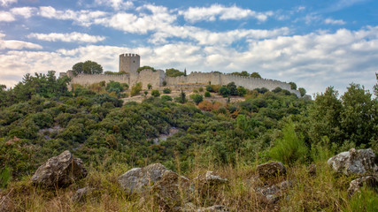 The medieval castle of Platamonas, Greece, an important tourist attraction