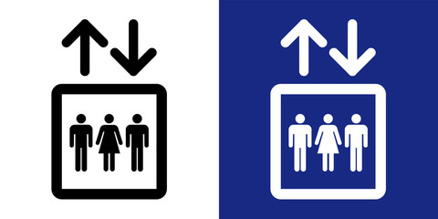 Picto ascenseur © Brad Pict