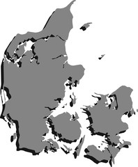 map of Denmark