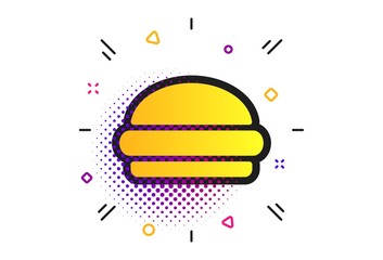 Hamburger sign icon