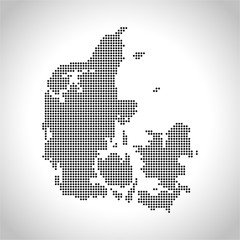 map of Denmark