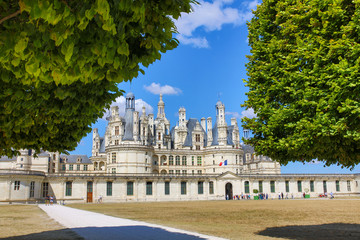 the castle of Chambord France