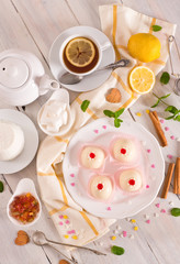 Sicilian ricotta cake (Cassata). 