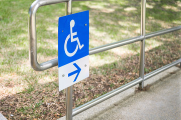 disabled sign for support wheelchair disabled people