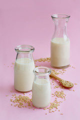Vegan rice milk, non dairy alternative milk