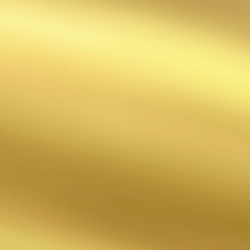 Gold background, polished metal, bright texture soft blur