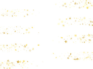 Magic gold sparkle texture vector star background.