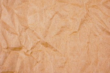 Obraz premium background old brown crumpled paper texture