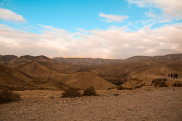 wide-angle desert