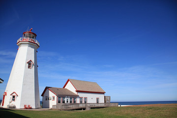 Fototapeta na wymiar Lighthouse at PEI
