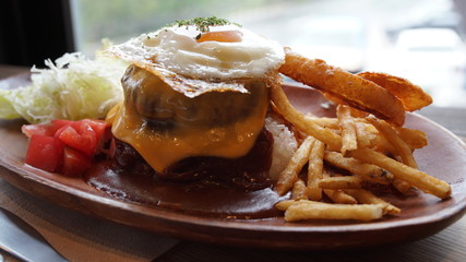 チーズロコモコハンバーグ