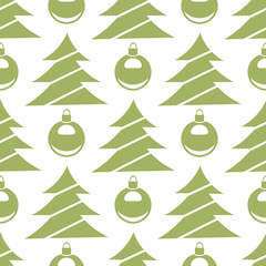 Seamless Merry Christmas and Happy New Year background vector image 19
