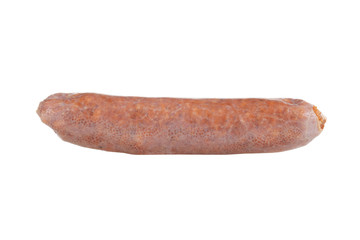  isolated raw chorizo sausage