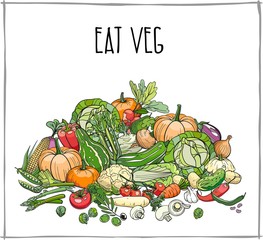 pile of vegetables