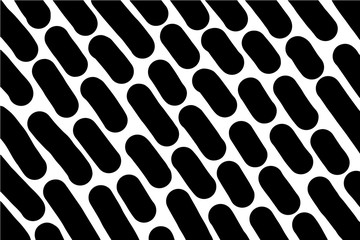Black and white hand drawn vector wallpaper background contrast oval elements