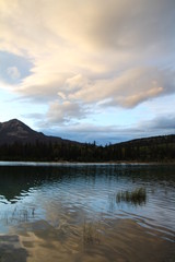 Clouds Over Patricia Lake, Jasper National Park, Alberta