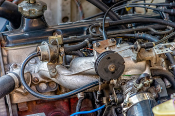 Engine block from a car