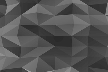 Black and white abstract background with triangles