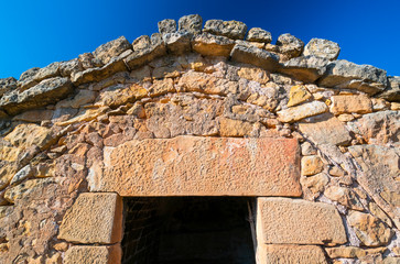 Cabanes de Volta, Construcción rural de piedra en seco, Valle del Set, Les Garrigues, Lleida,...