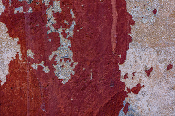 abstract colored texture. Old scratches, stain, paint splats, spots on the wall
