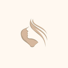 Yam Mexican Beauty Face Creative Naturally Icon Logo Design Template Element Vector Illustration