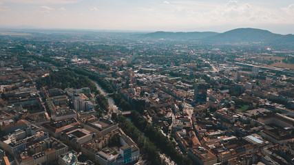 Obraz premium Aerial view of Vienna