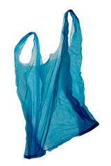 Blue plastic bag