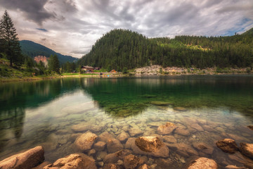 Lake Gosau in Austria, Europe