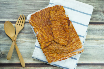 Sweet dried pork sheet