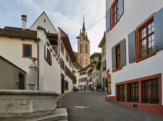 Old Buildings In City Against Sky