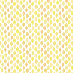 Hand drawn leaves on white background