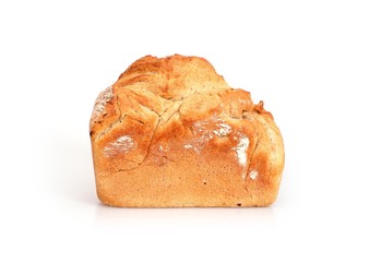 Bread isolated on a white background
