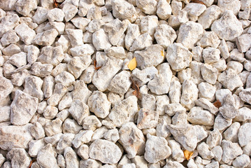 White stones background.