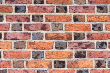 Obraz premium old red brick wall background