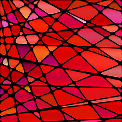 Fototapeta premium abstract vector stained-glass mosaic background